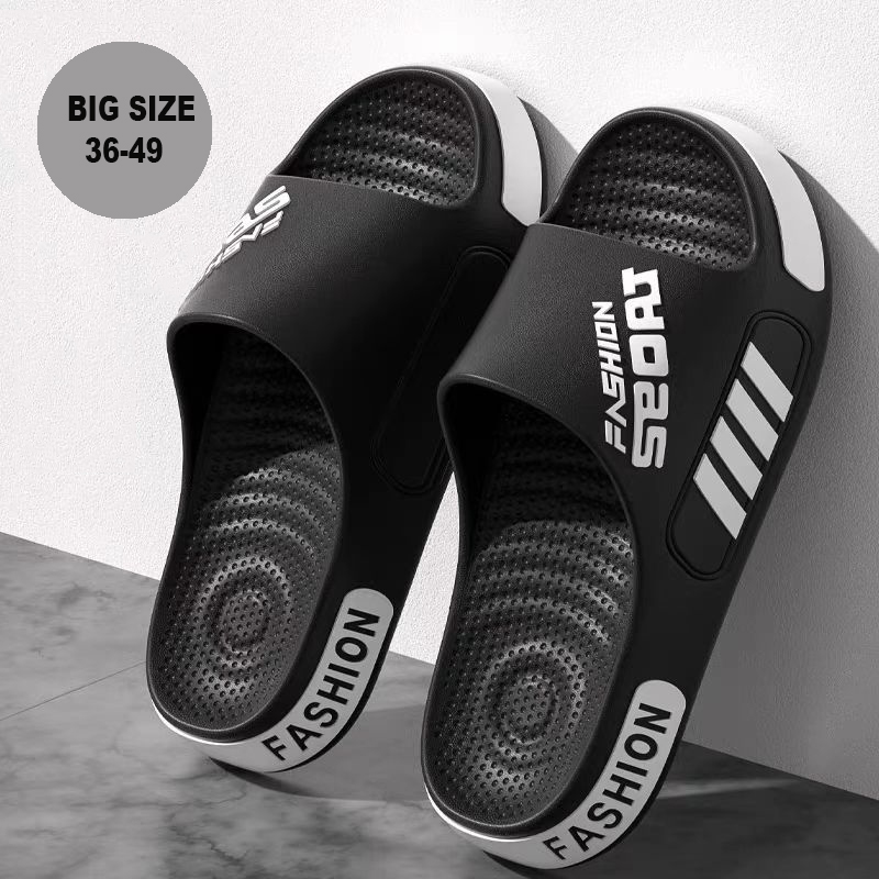 Home Bathroom Trends - Big Size 48-49 Men Slippers Summer