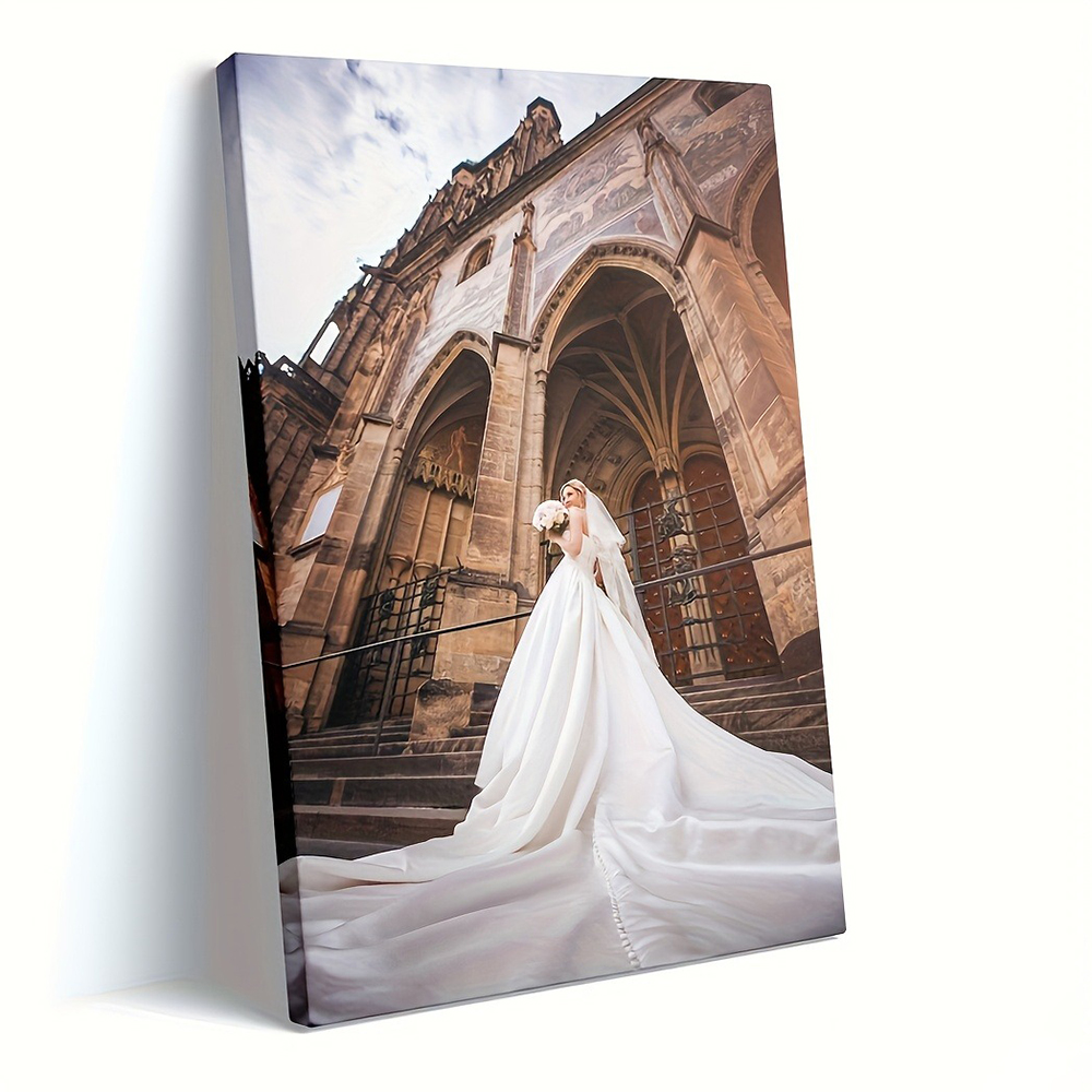 Home Bathroom Wall Art - 1pc Frameless Personalize Custom Photo Print