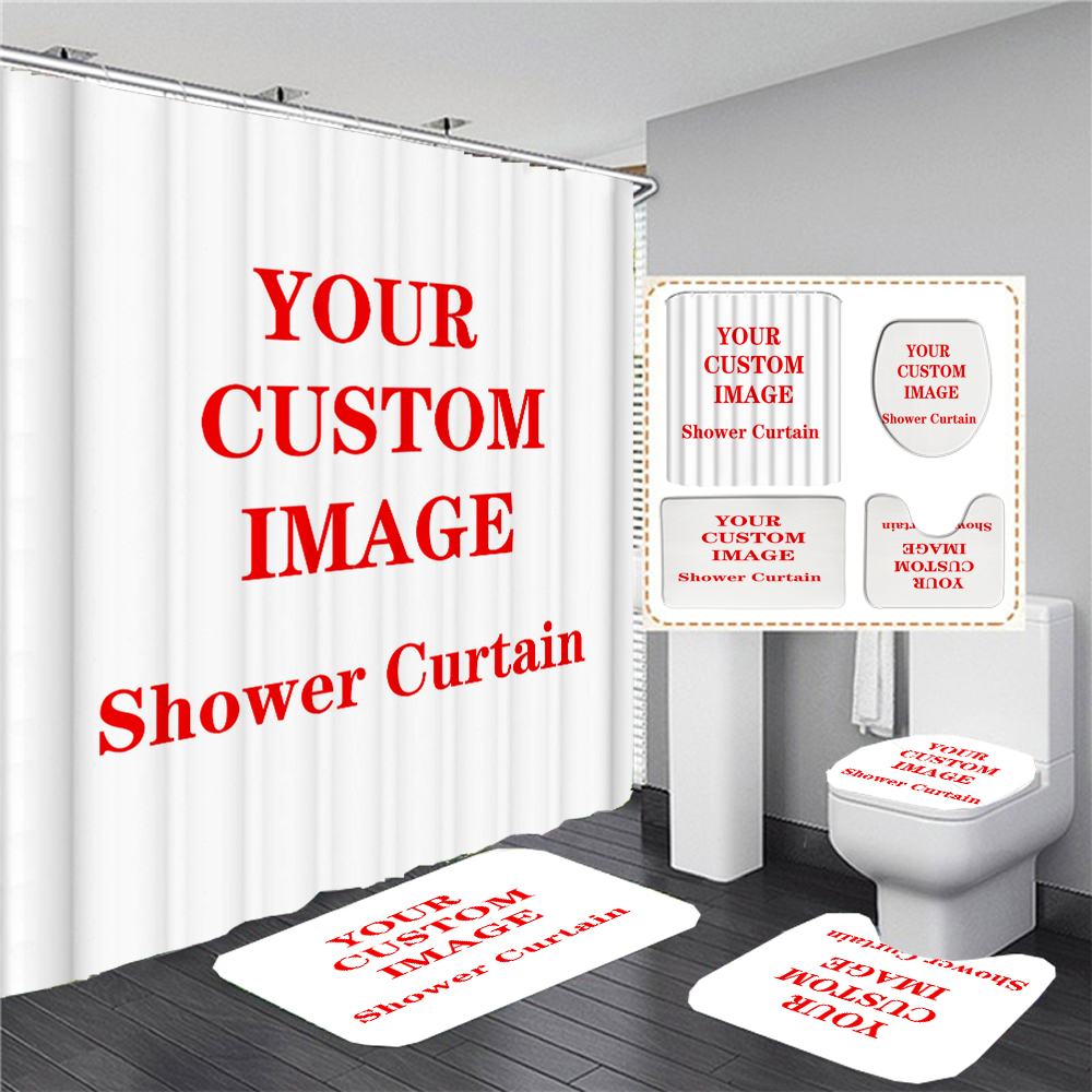 Shower Curtain Liner - Custom Shower Curtain Bathroom Waterproof Curtains
