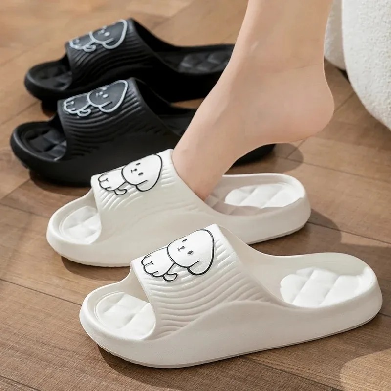 Cute Carton Slippers Bathroom  - Home Bathroom Size บทวิจารณ์และราคา