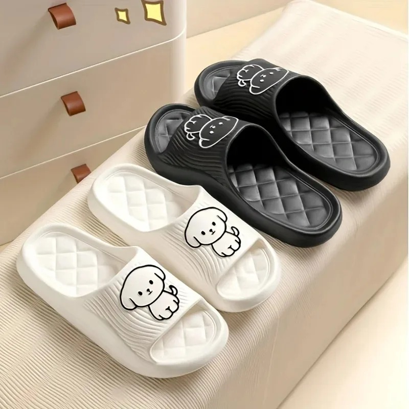 Cute Carton Slippers Bathroom  - Home Bathroom Size บทวิจารณ์และราคา