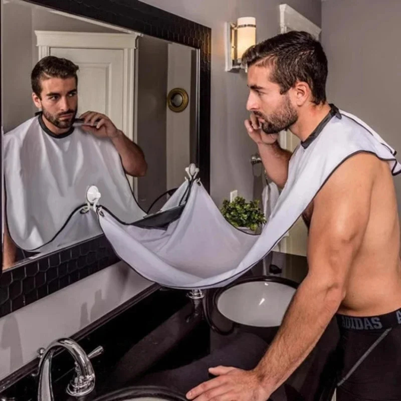1-4PCS Male Shaving Aprons Cre - Shaving Mirror Suction บทวิจารณ์และราคา