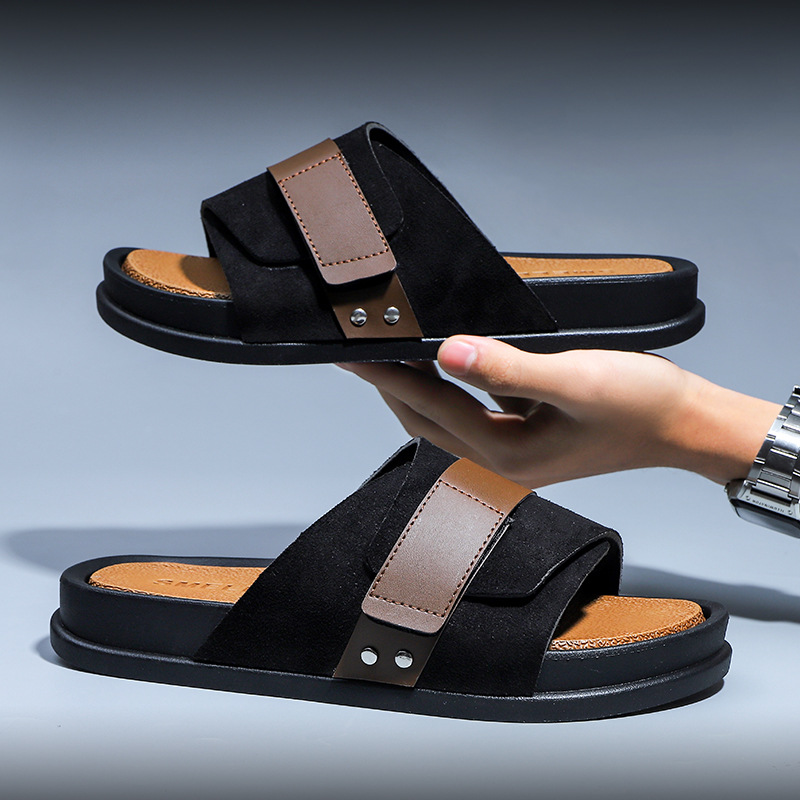 Summer men's slippers Korean v - Home Bathroom Trends บทวิจารณ์และราคา