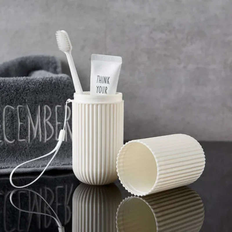Travel Toothbrush Cup Box Roun - Home Bathroom Organizer บทวิจารณ์และราคา