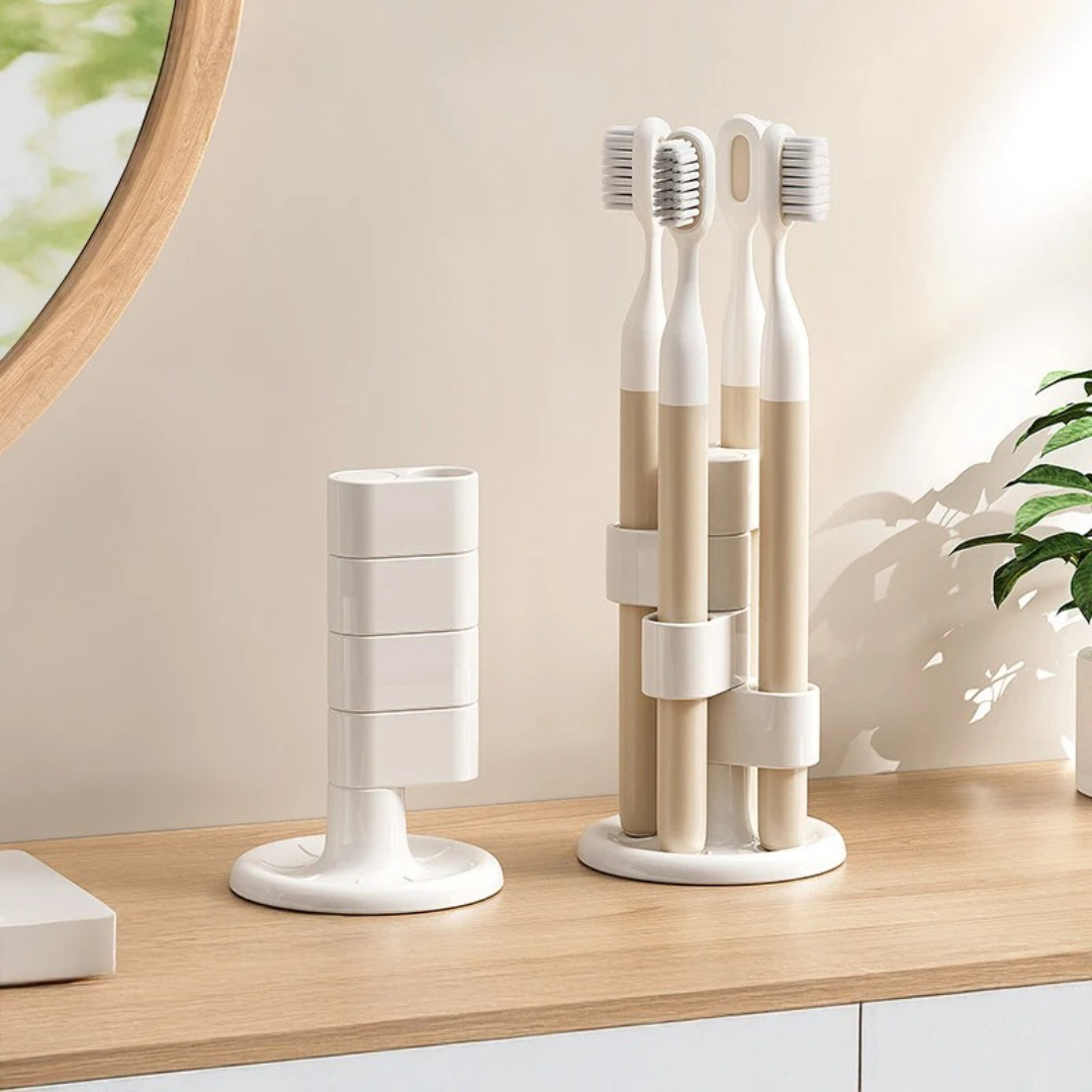 1pcs Rotating Toothbrush Holde - Home Bathroom Organizer บทวิจารณ์และราคา