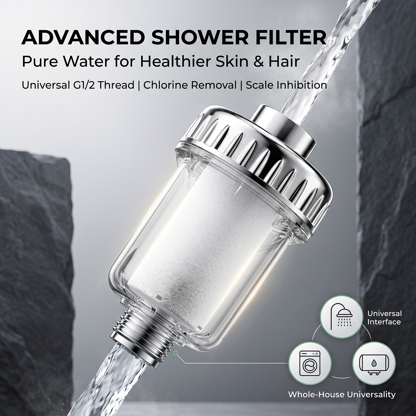 Water Heater Pre Filter Shower - Home Bathroom Water Filter บทวิจารณ์และราคา