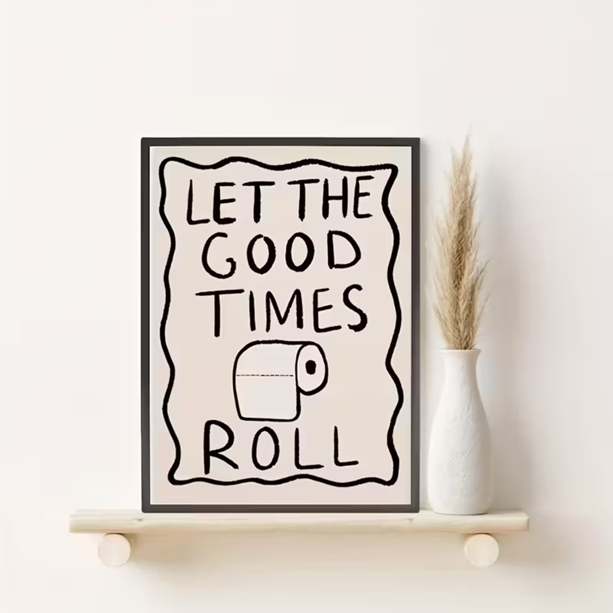 Funny Toilet  Let The G00d Tim - Home Bathroom Wall Art บทวิจารณ์และราคา