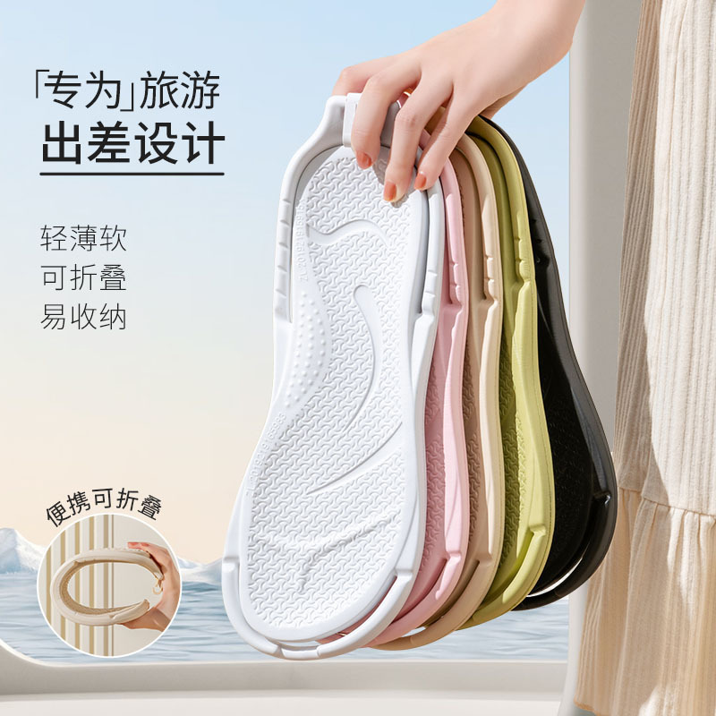Foldable Travel Slippers for C - Home Bathroom Size บทวิจารณ์และราคา
