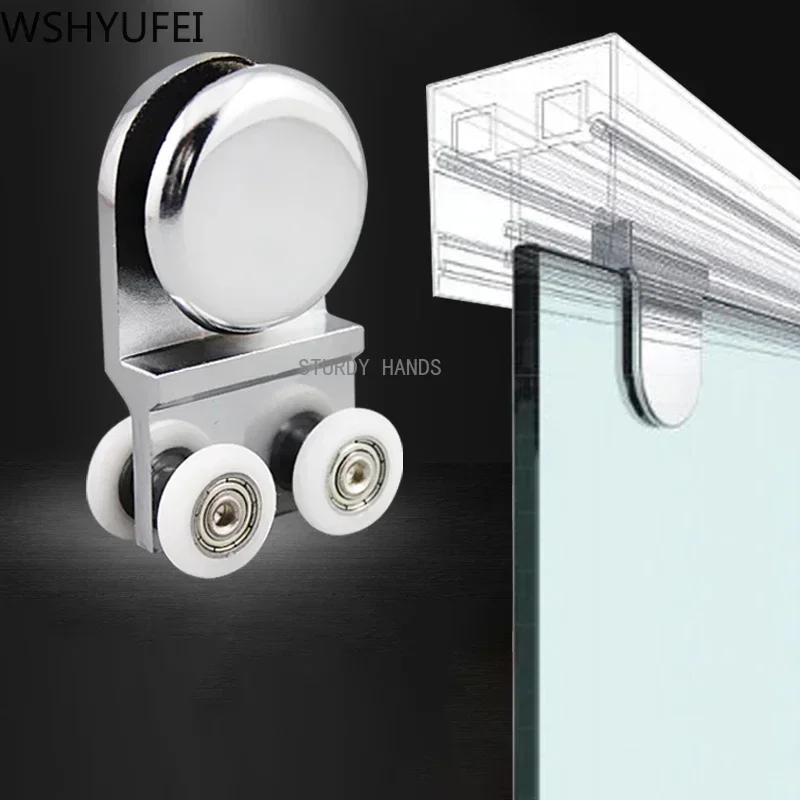2 pcs/set Glass Sliding Door R - Home Bathroom บทวิจารณ์และราคา