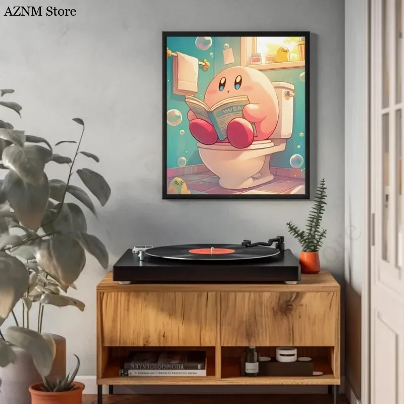Funny Bathroom Cartoon Video G - Home Bathroom Wall Art บทวิจารณ์และราคา