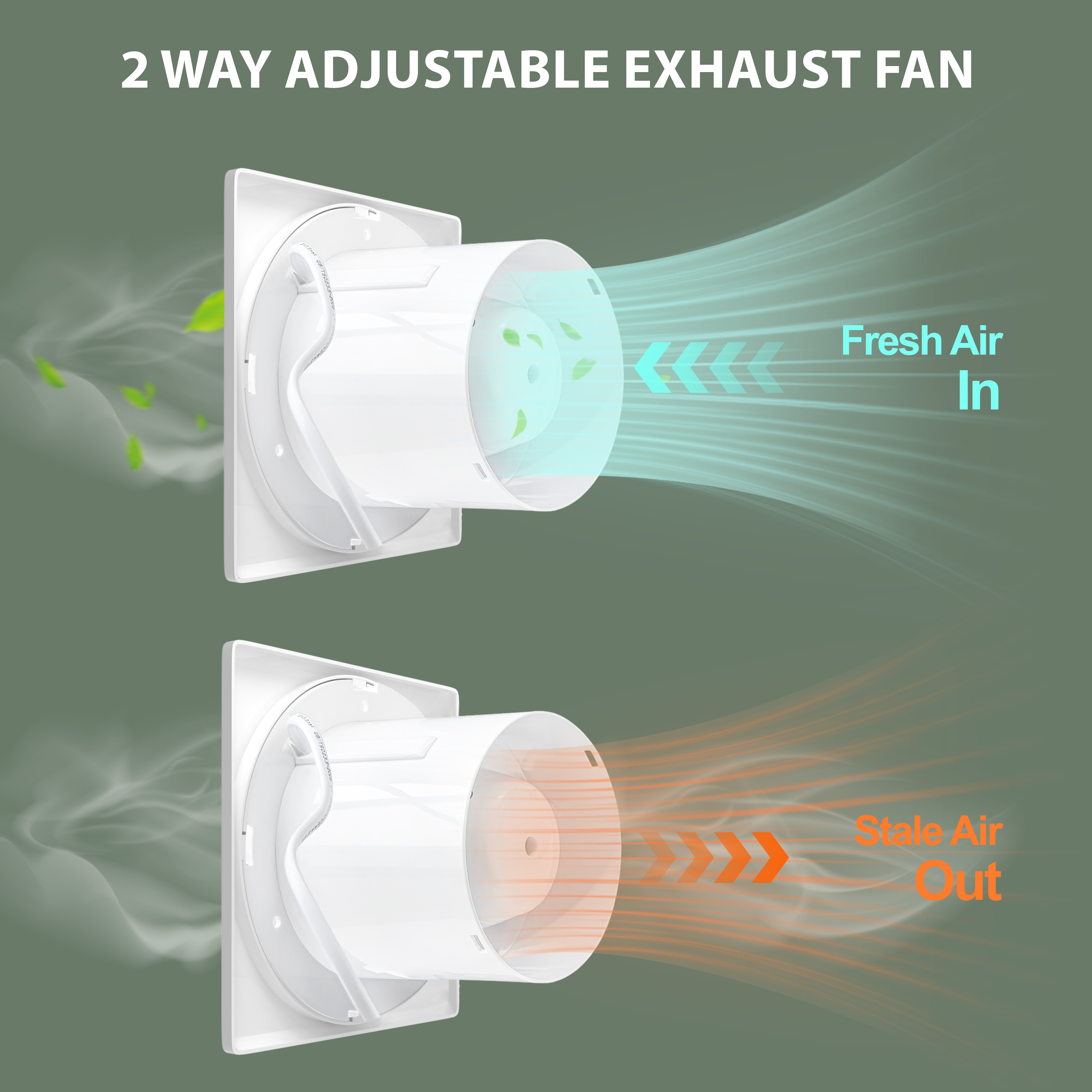 KCvents Reversible Ventilator  - Home Bathroom Vent บทวิจารณ์และราคา