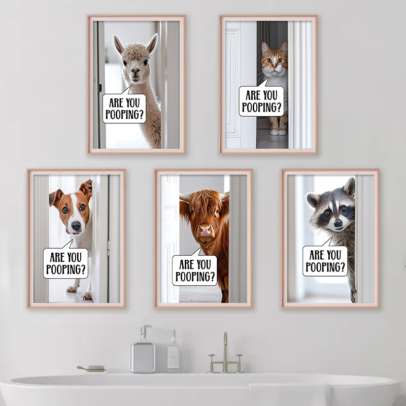Cute Moving ‘Are You Pooping?’ - Home Bathroom Trends บทวิจารณ์และราคา