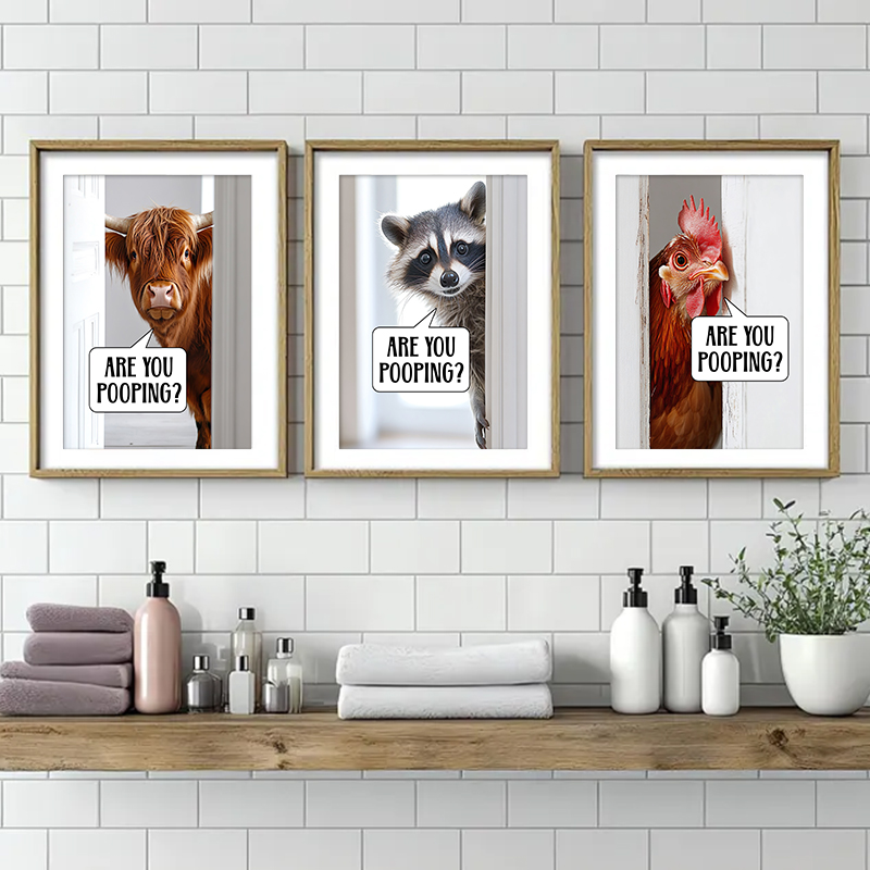Cute Moving ‘Are You Pooping?’ - Home Bathroom Trends บทวิจารณ์และราคา