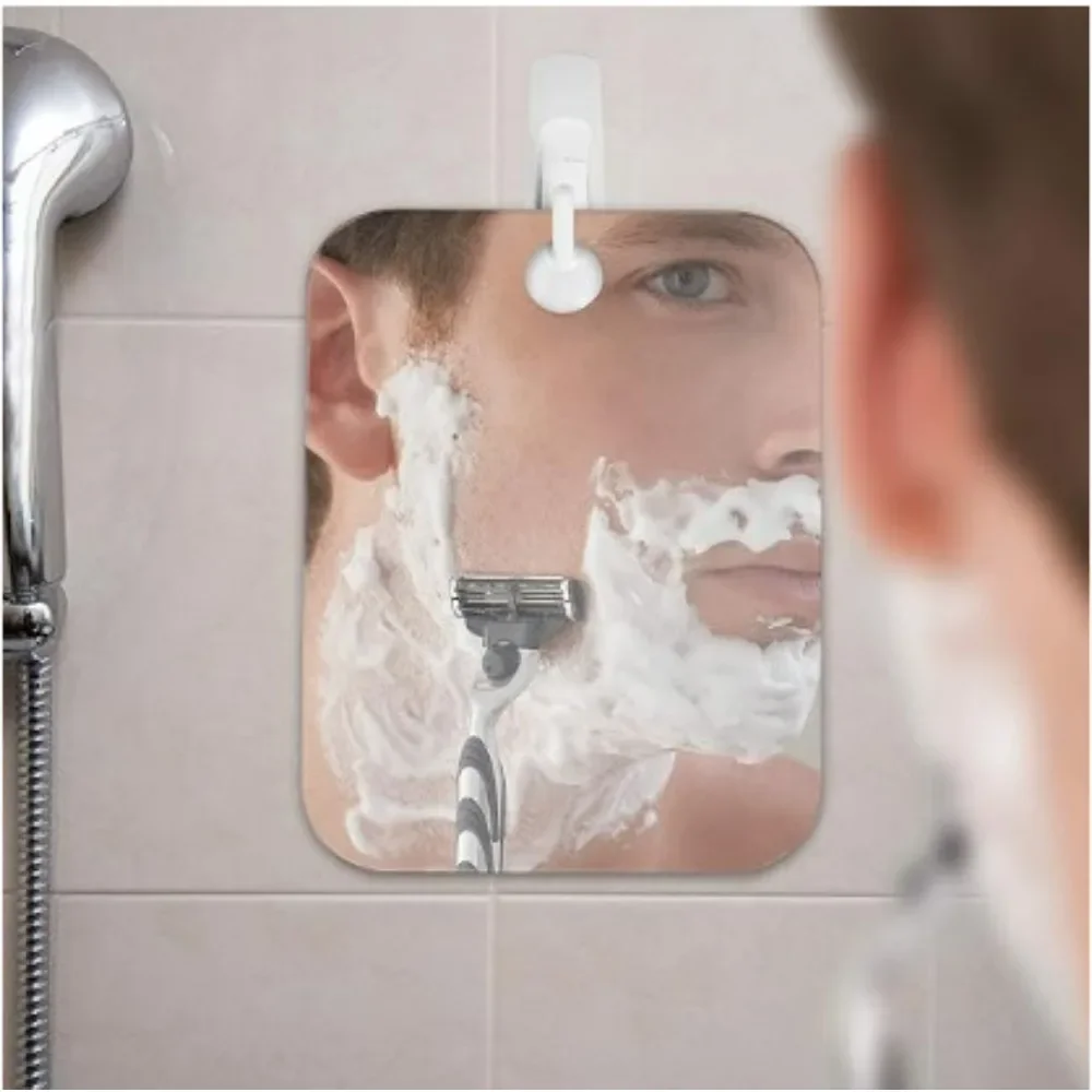 New 1pcs Acrylic Mirror With W - Shaving Mirror Suction บทวิจารณ์และราคา