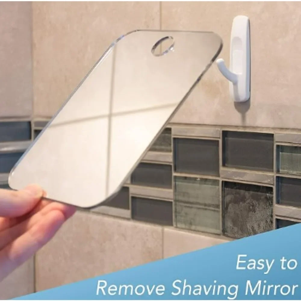 New 1pcs Acrylic Mirror With W - Shaving Mirror Suction บทวิจารณ์และราคา