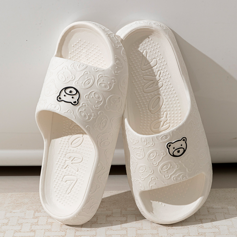 Printting Cute Bear Women Slip - Home Bathroom Size บทวิจารณ์และราคา