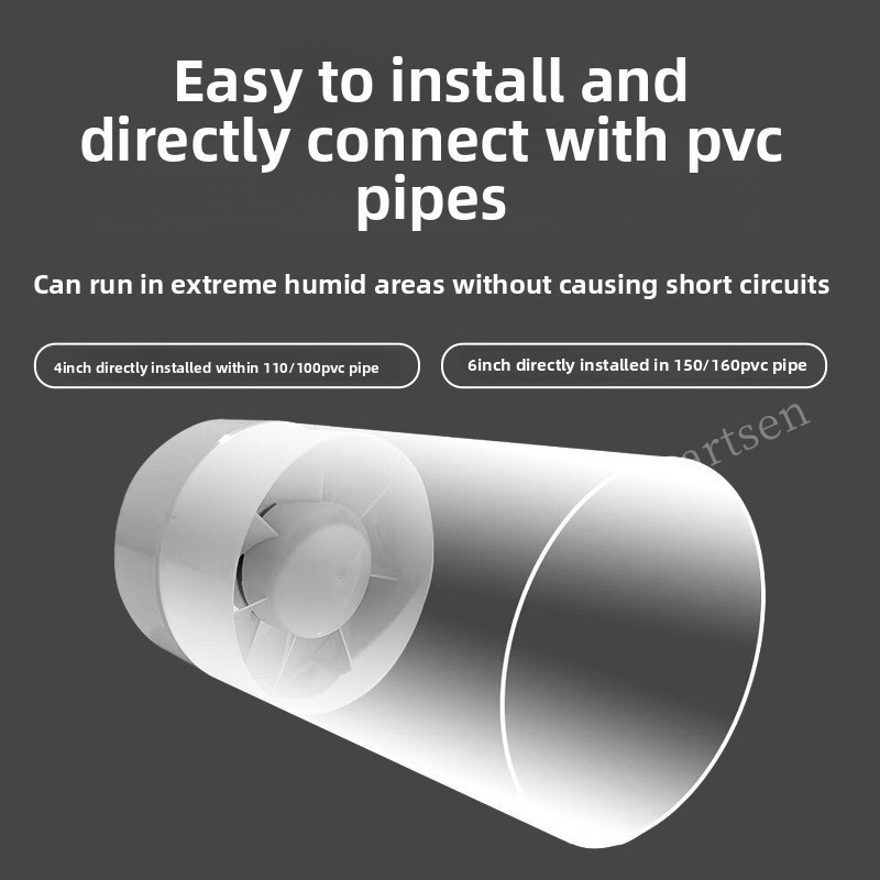 4 inch 220V Silent Ventilation - Home Bathroom Vent บทวิจารณ์และราคา