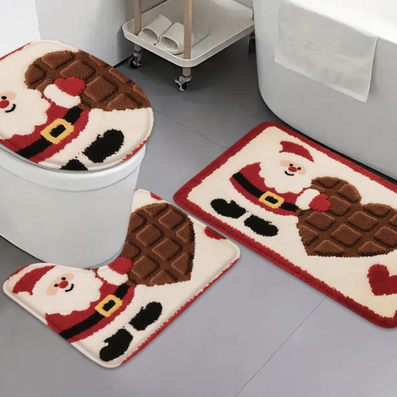 3pcs cartoon image flannel car - Home Bathroom Images บทวิจารณ์และราคา