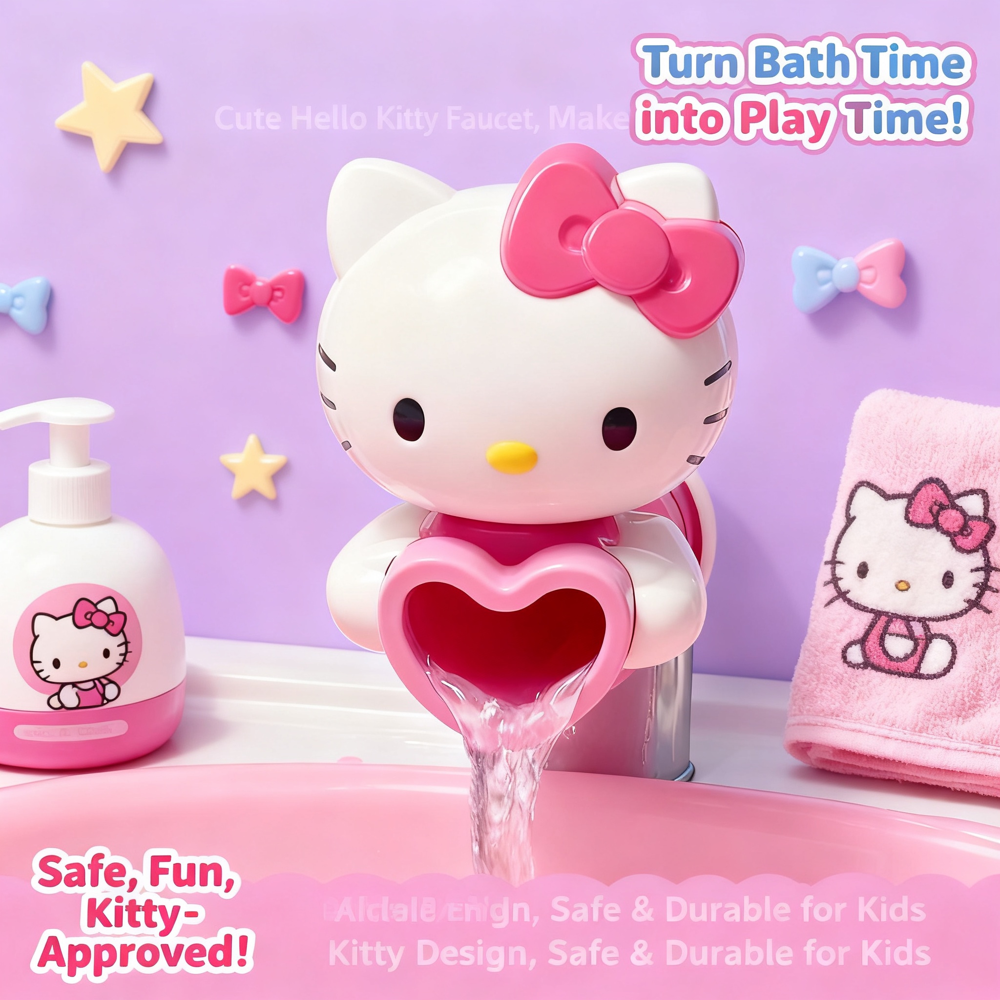 Hello Kitty Faucet Extender Sp - Home Goods Bathroom บทวิจารณ์และราคา