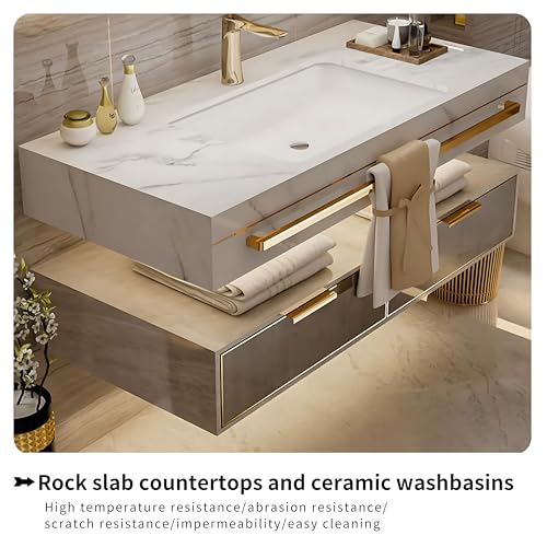 Luxury European Solid Cabinets - Home Bathroom Cabinets บทวิจารณ์และราคา