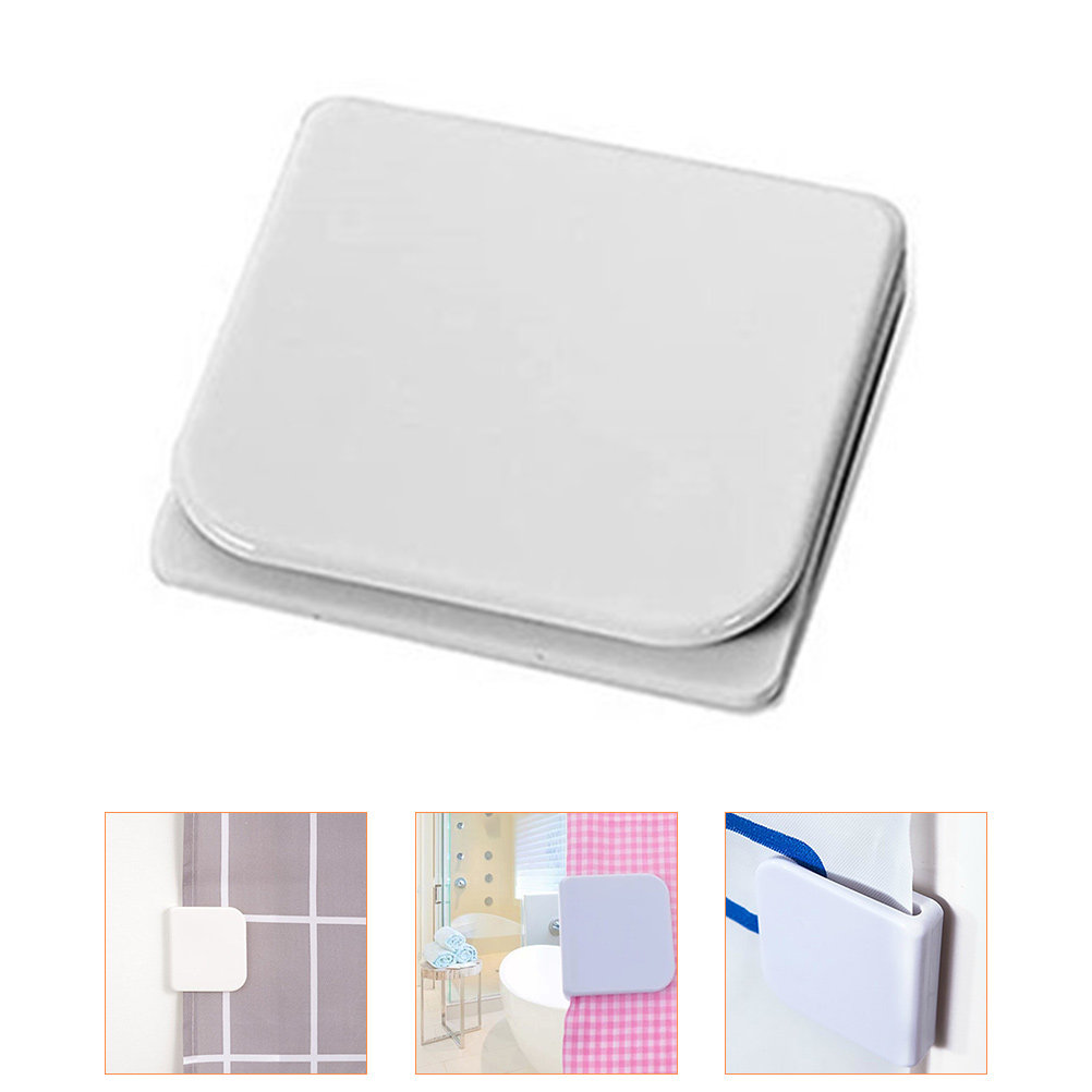 6Pcs Adhesive Shower Curtain C - Shower Curtain Liner บทวิจารณ์และราคา