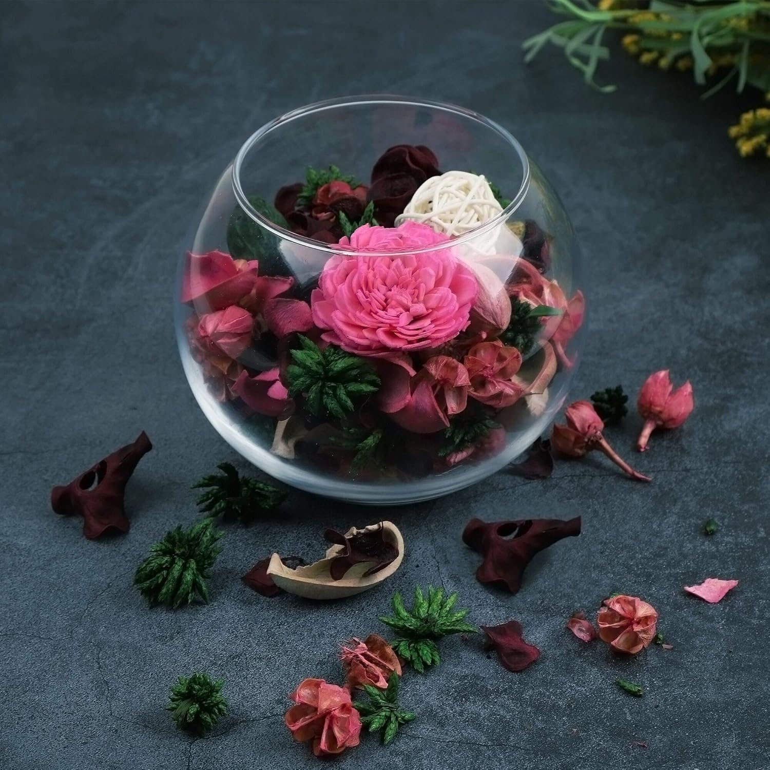 Rose Scented Potpourri Bowl Fi - Home Bathroom Images บทวิจารณ์และราคา