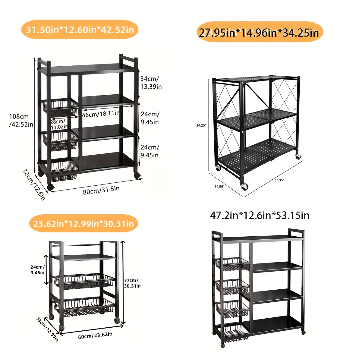 us1pc Movable Storage Rack, Ad - Home Bathroom Organizer บทวิจารณ์และราคา