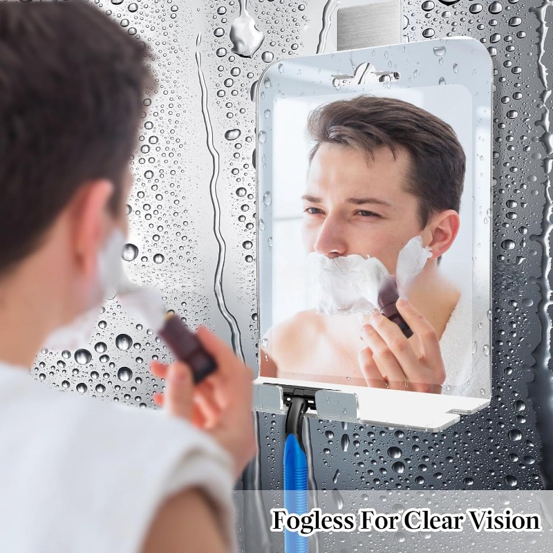 30x20CM Big Size Acrylic Anti  - Shaving Mirror Suction บทวิจารณ์และราคา