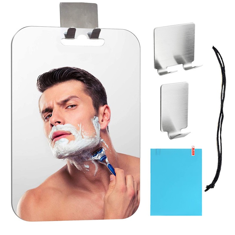 30x20CM Big Size Acrylic Anti  - Shaving Mirror Suction บทวิจารณ์และราคา