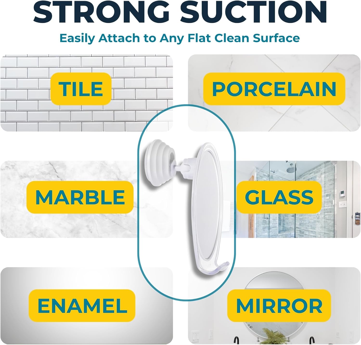 Fogless Shower Mirror with Suc - Shaving Mirror Suction บทวิจารณ์และราคา