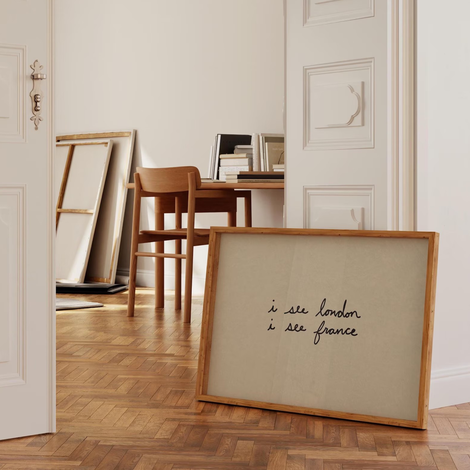 Simple Trendy Bathroom I See L - Home Bathroom Wall Art บทวิจารณ์และราคา