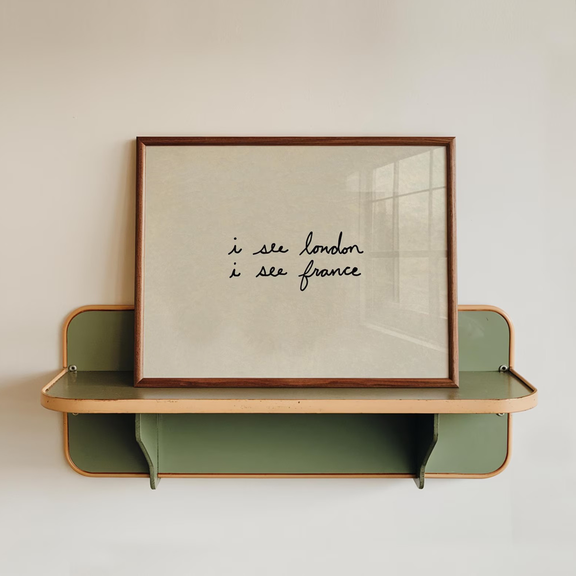 Simple Trendy Bathroom I See L - Home Bathroom Wall Art บทวิจารณ์และราคา