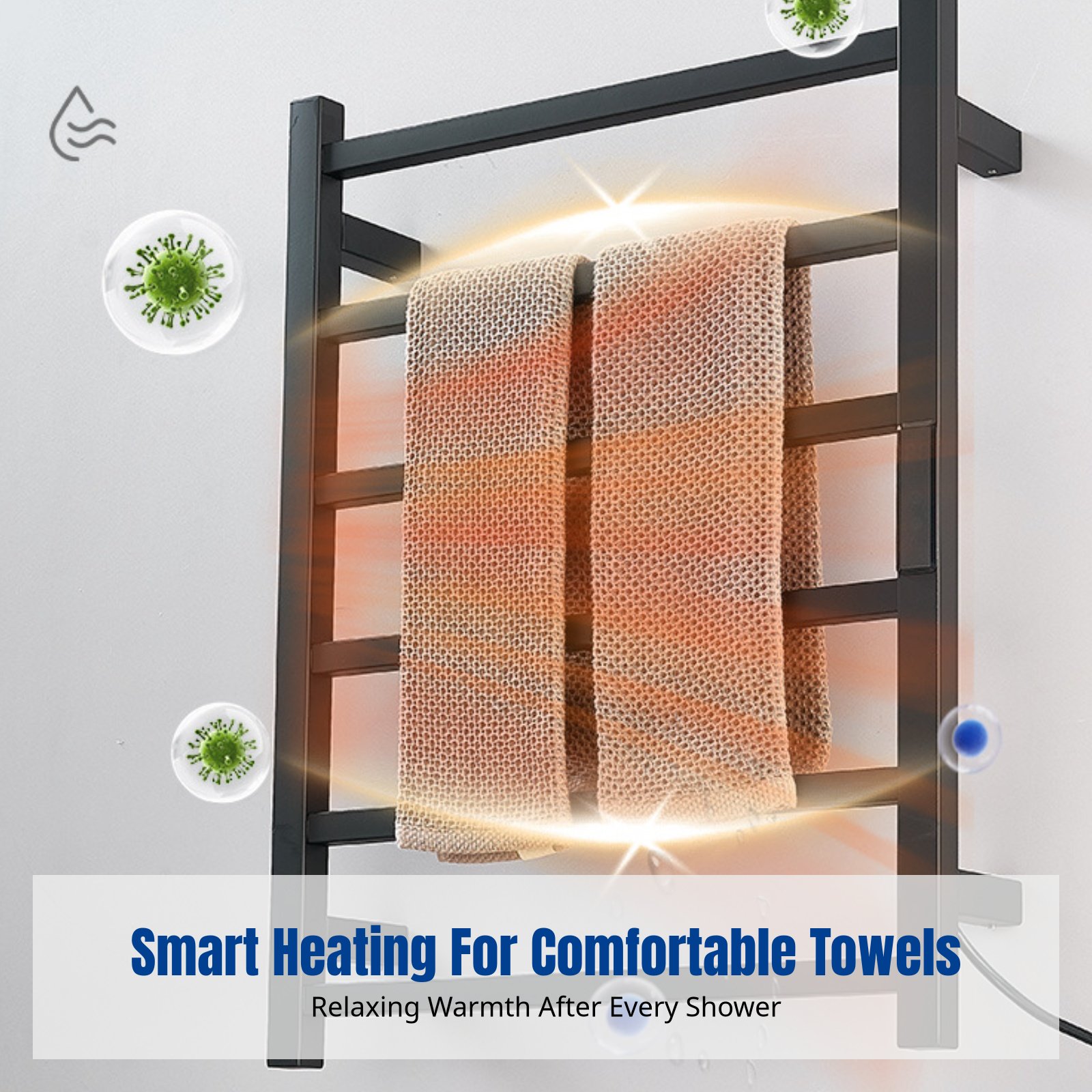 Smart Electric Towel Rack, Hea - Home Bathroom บทวิจารณ์และราคา