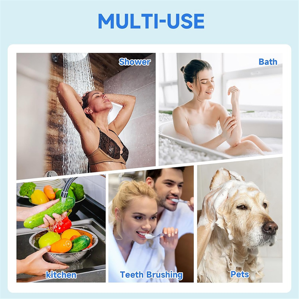 SDFC 5 Pc Shower Filter Replac - Home Bathroom Water Filter บทวิจารณ์และราคา