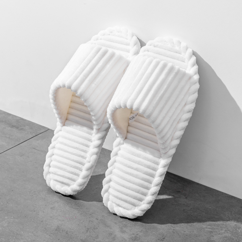 Open-Toe Breathable House Slip - Home Bathroom Size บทวิจารณ์และราคา