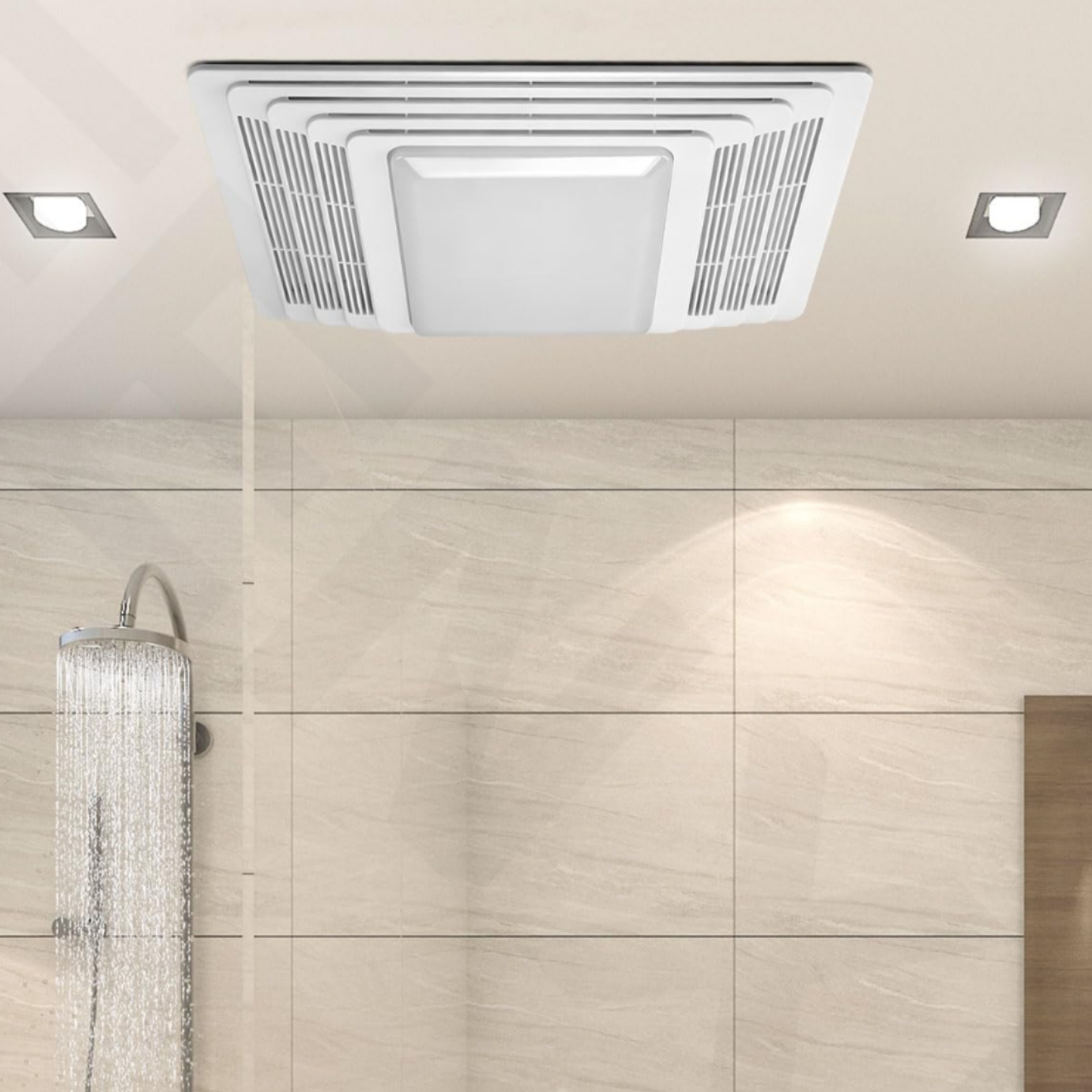 Bathroom Exhaust Fan Cover Whi - Home Bathroom Vent บทวิจารณ์และราคา
