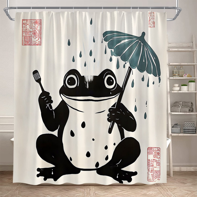 Funny Bathing Dinosaur Shower  - Shower Curtain Liner บทวิจารณ์และราคา