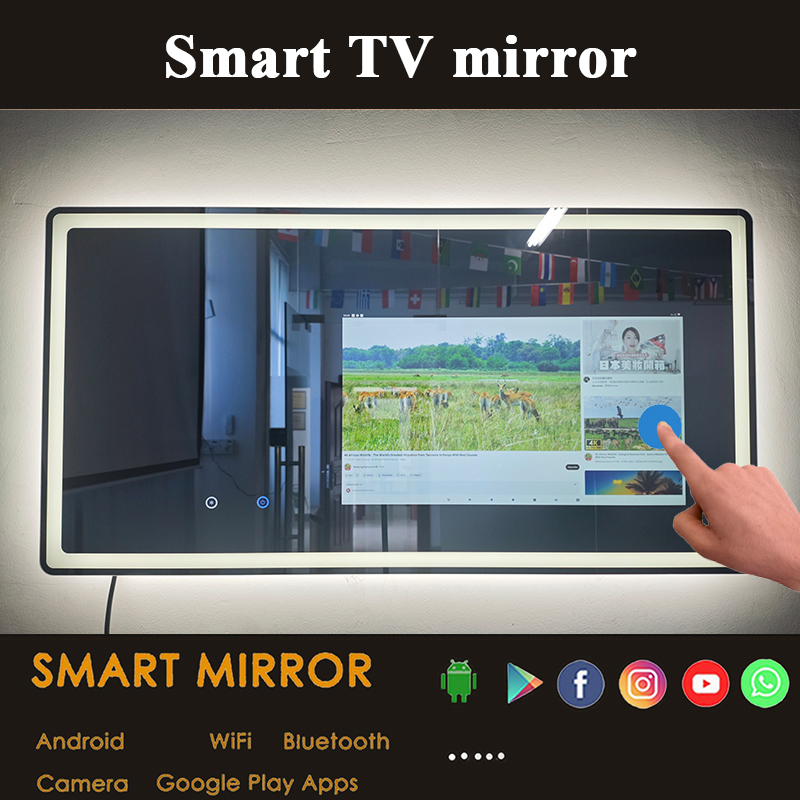 Custom Size Popular Android 15 - Bathroom Mirror Led บทวิจารณ์และราคา