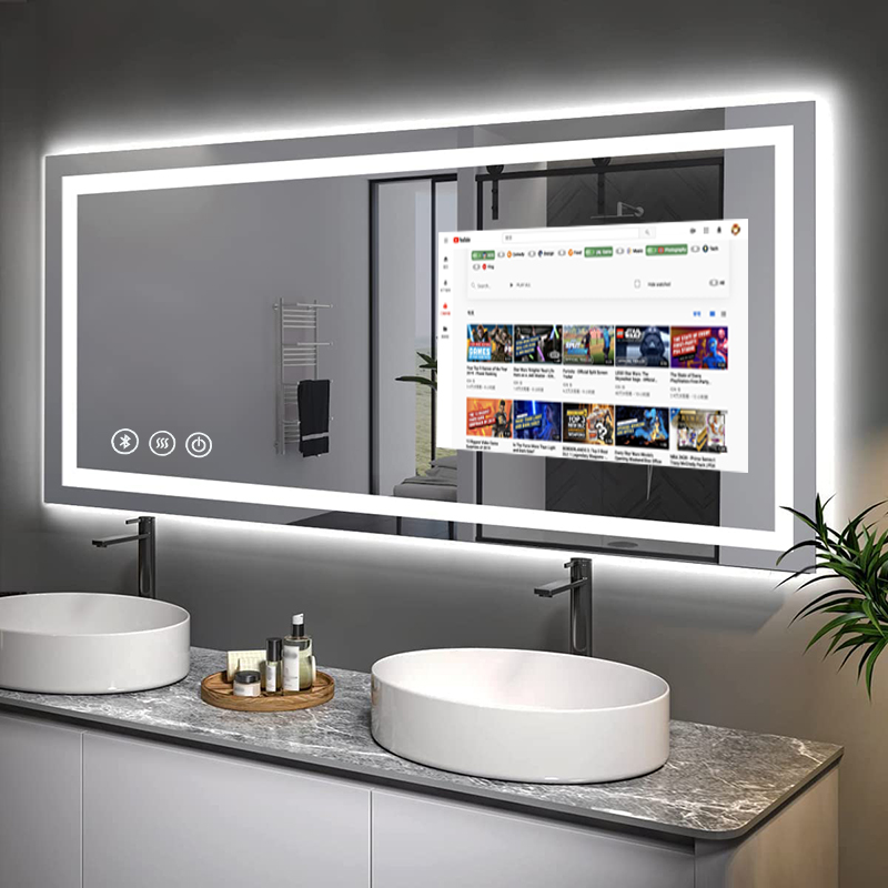 Custom Size Popular Android 15 - Bathroom Mirror Led บทวิจารณ์และราคา