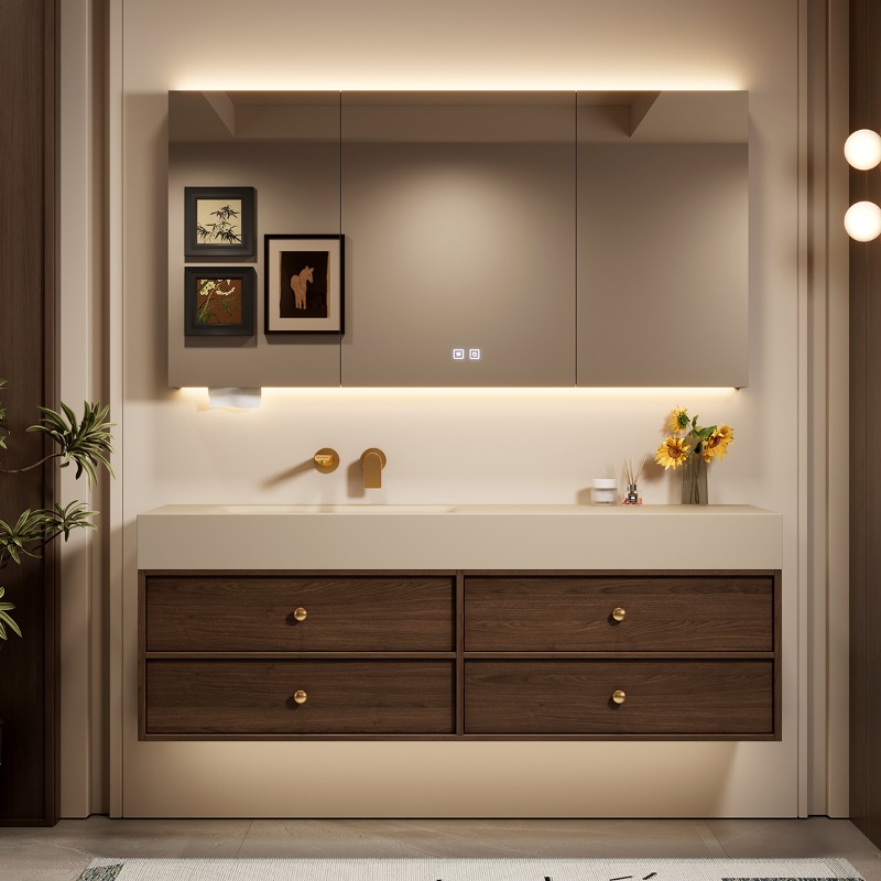 Modern Luxury Bathroom Cabinet - Home Bathroom Partition Wall บทวิจารณ์และราคา