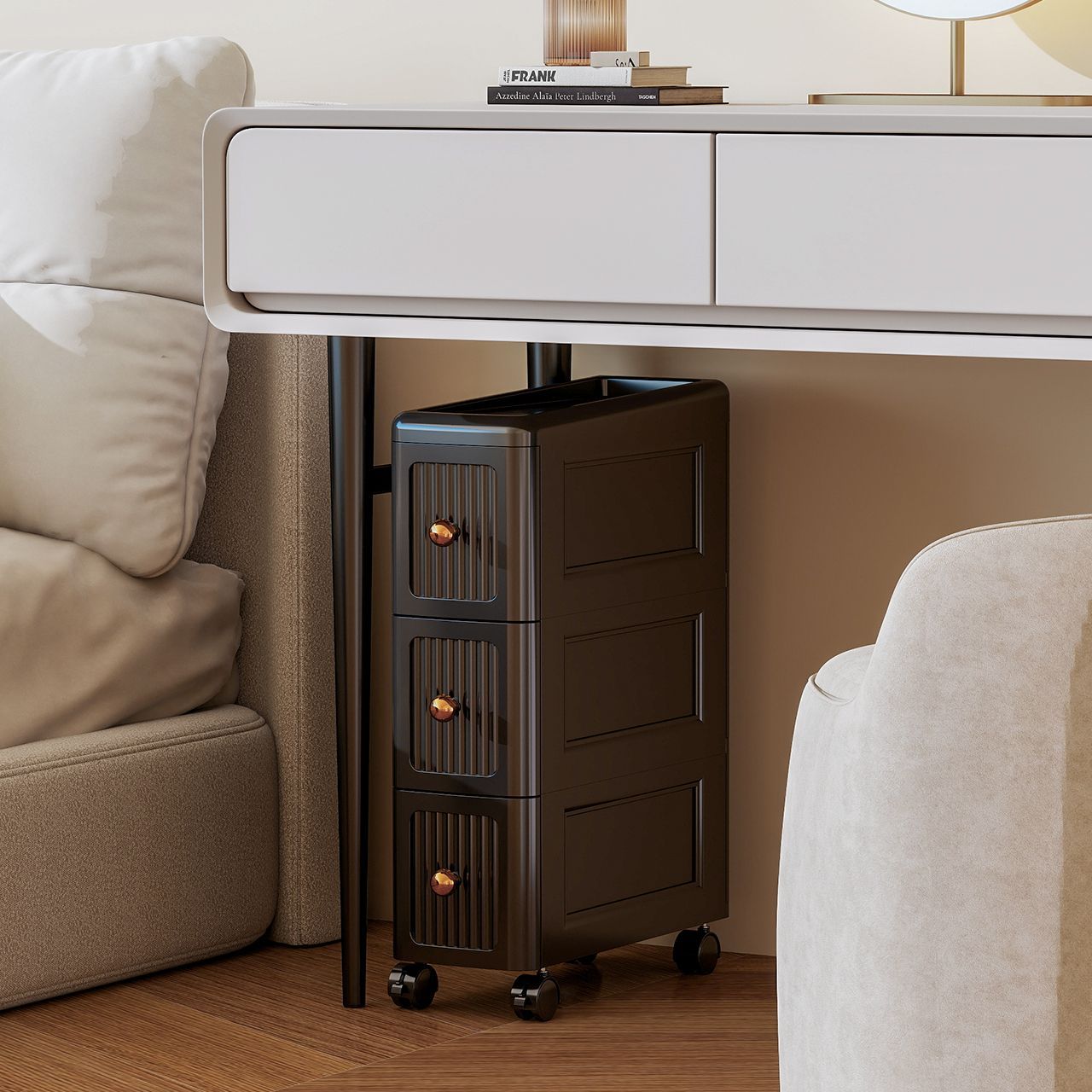 15CM Narrow Gap Drawer Storage - Home Bathroom Organizer บทวิจารณ์และราคา