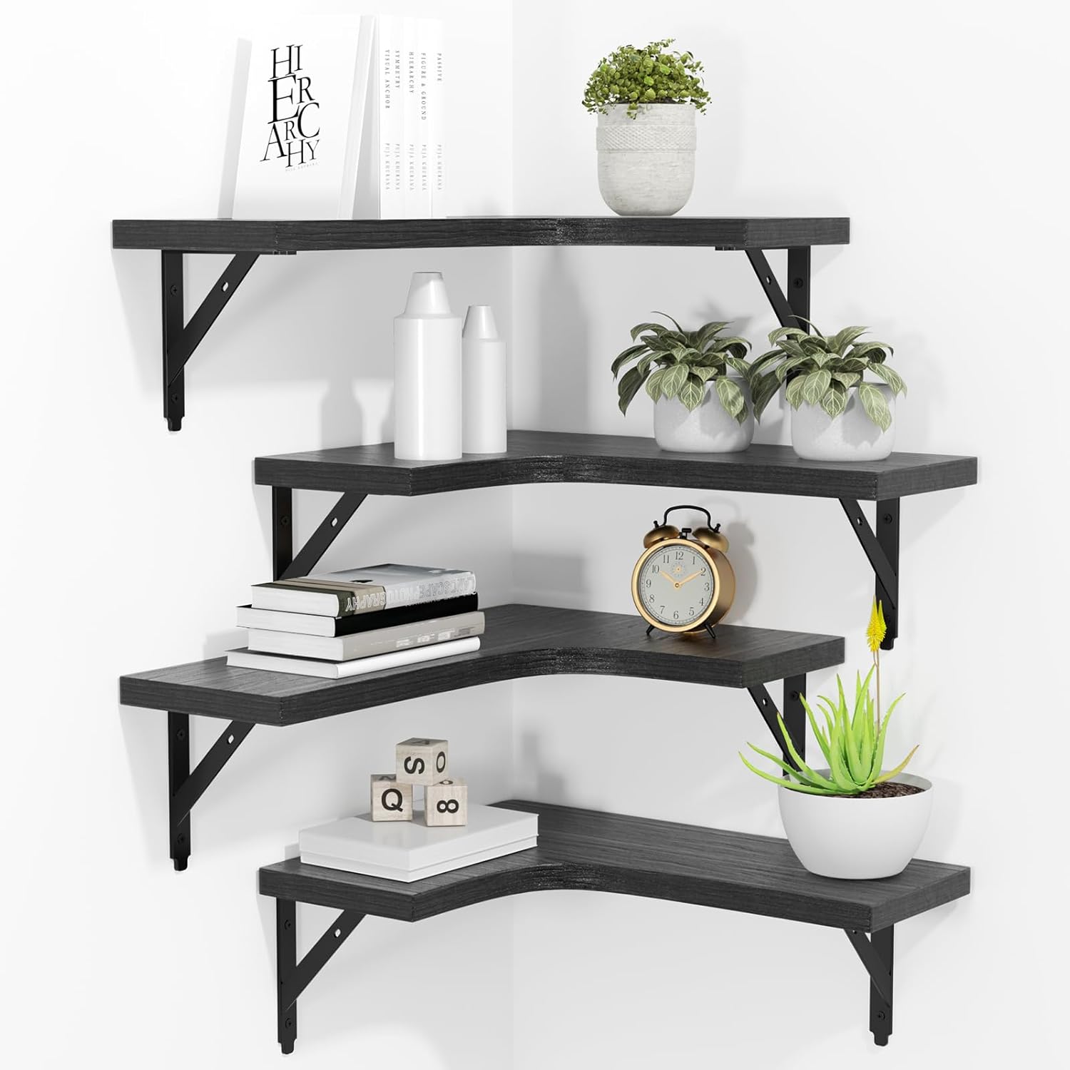 Corner Floating Shelves Set of - Home Bathroom Images บทวิจารณ์และราคา