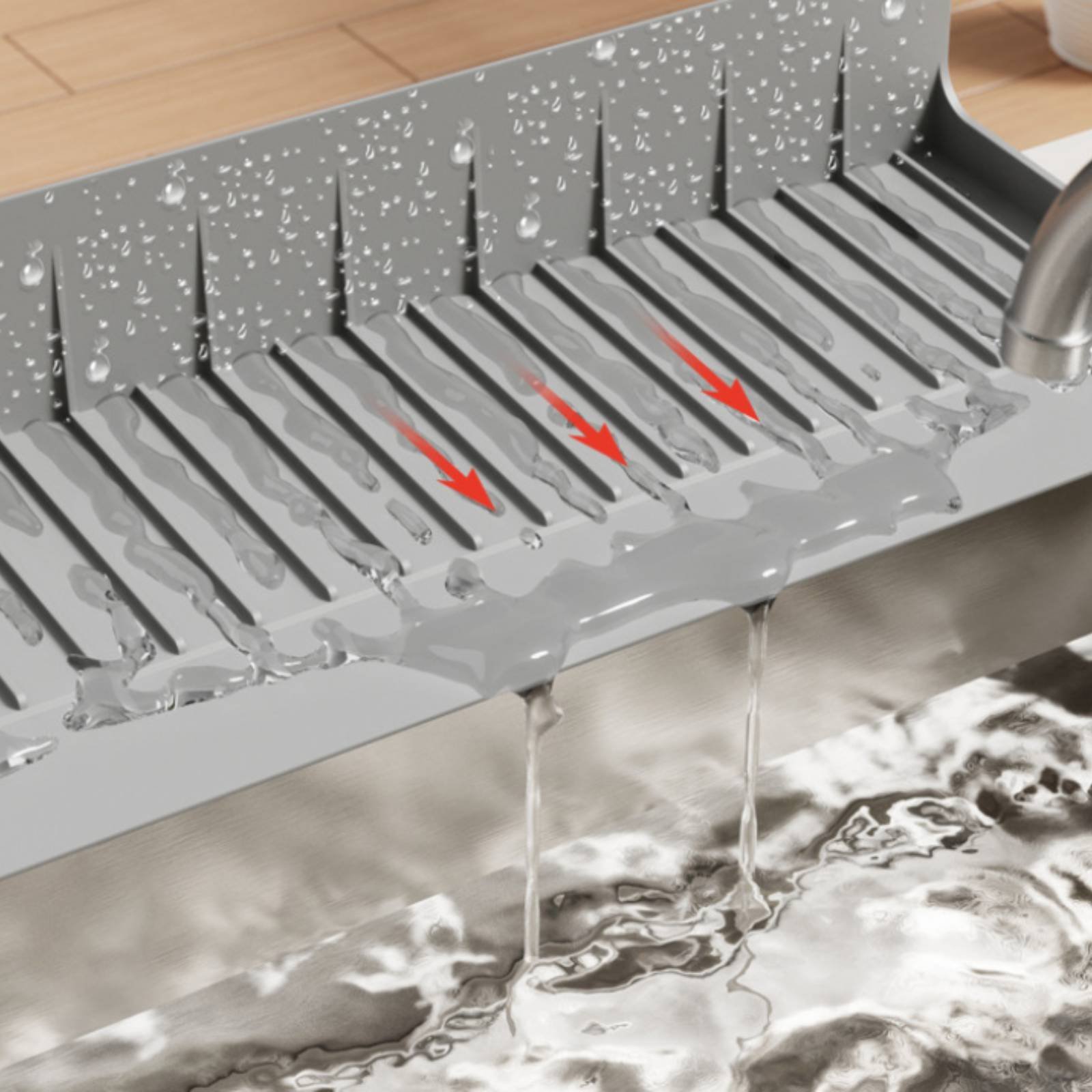 Silicone Sink Splash Guard Wat - Home Bathroom Cabinets บทวิจารณ์และราคา