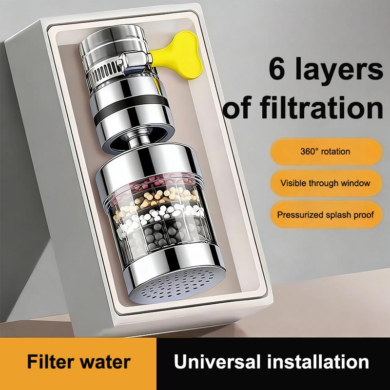 SU 360° Rotatable 6 Layers Fau - Home Bathroom Water Filter บทวิจารณ์และราคา