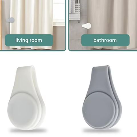 Magnetic Silicone Shower Curta - Shower Curtain Liner บทวิจารณ์และราคา