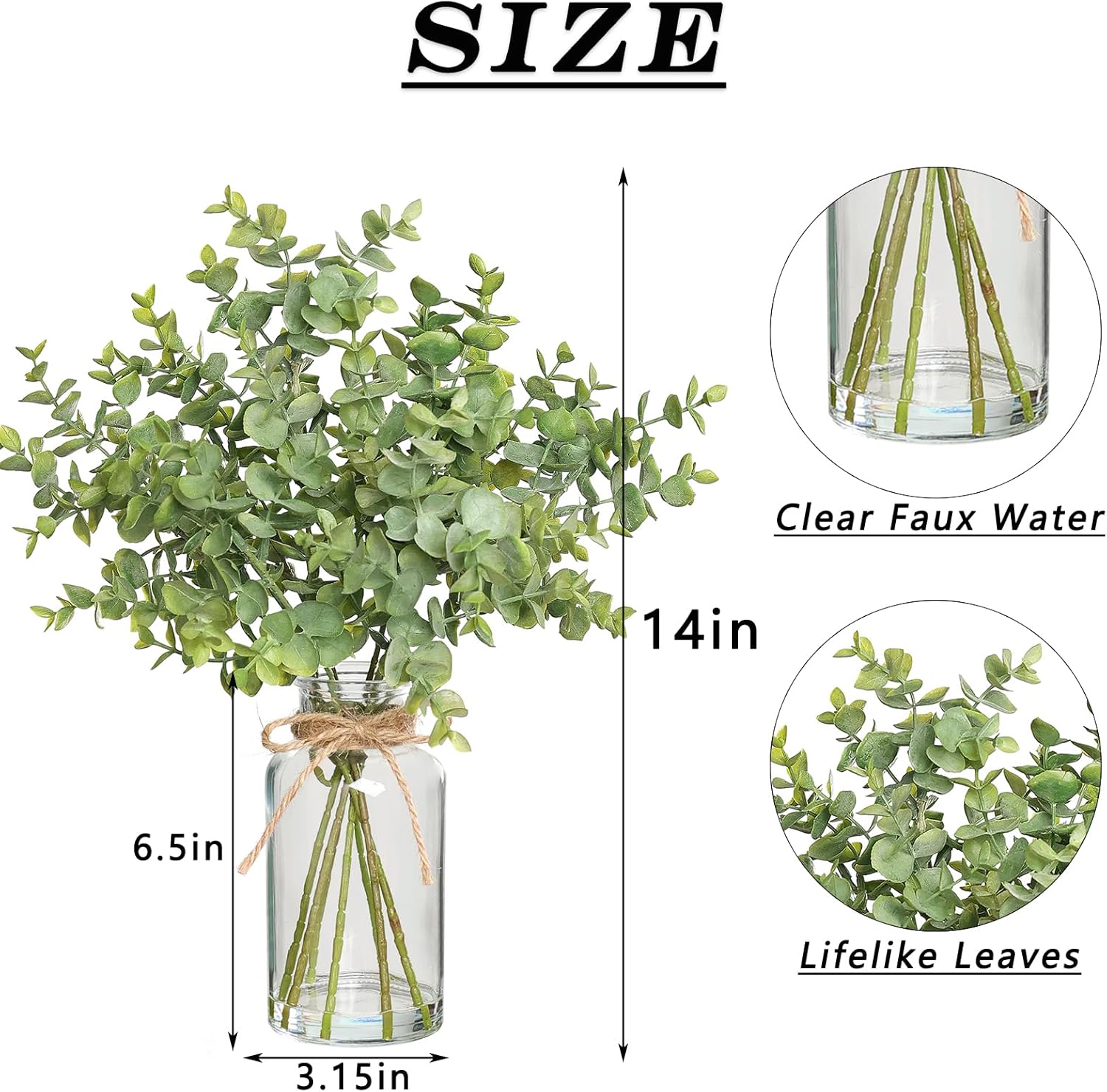 Artificial Eucalyptus Stems in - Home Bathroom Images บทวิจารณ์และราคา