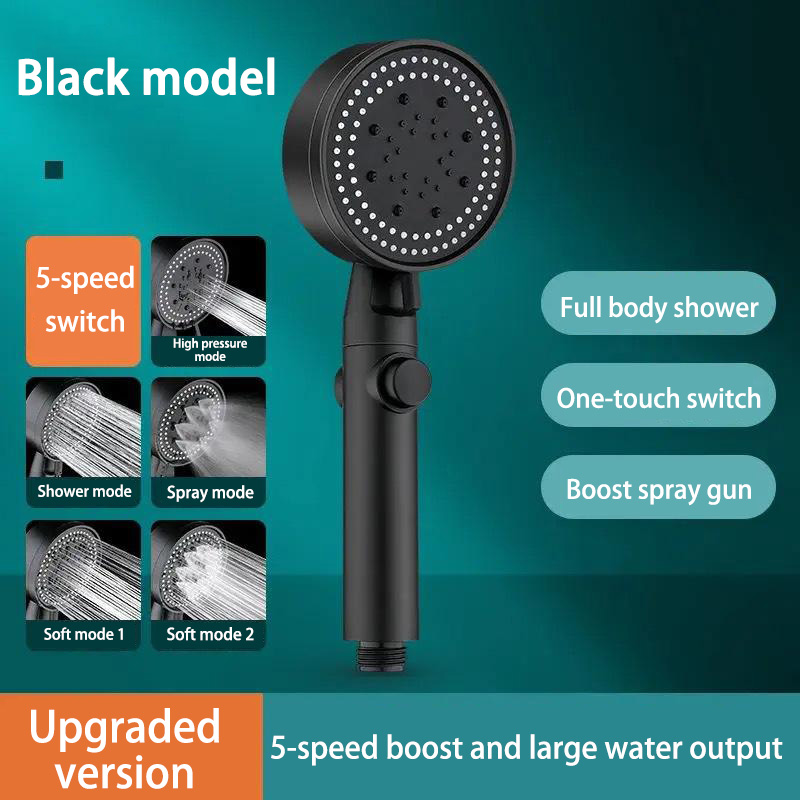 Pressure Boosting Shower Head  - Home Office Bathroom บทวิจารณ์และราคา