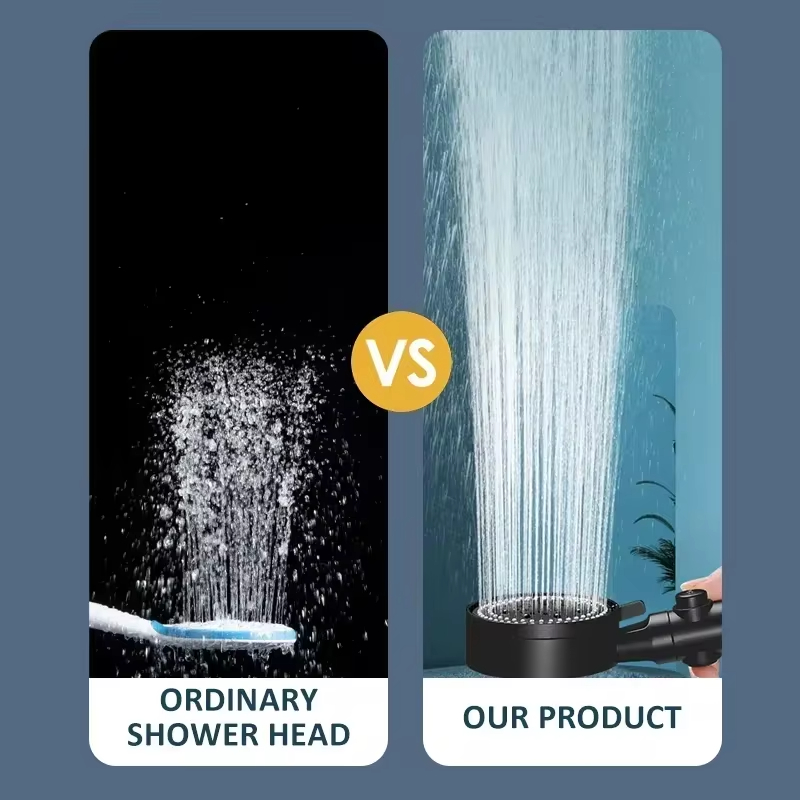 Pressure Boosting Shower Head  - Home Office Bathroom บทวิจารณ์และราคา