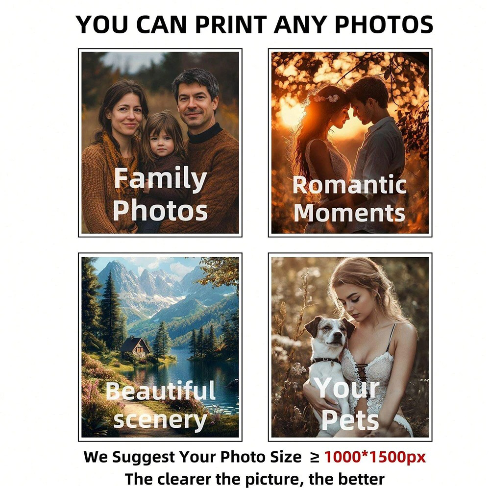 1pc Frameless Personalize Cust - Home Bathroom Wall Art บทวิจารณ์และราคา