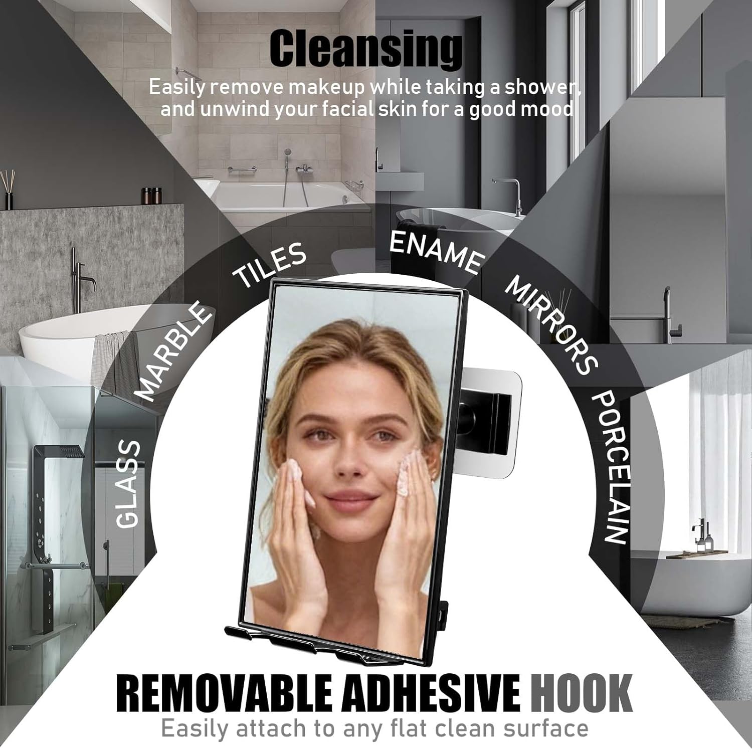 Shower Mirror for Shaving with - Home Bathroom Images บทวิจารณ์และราคา